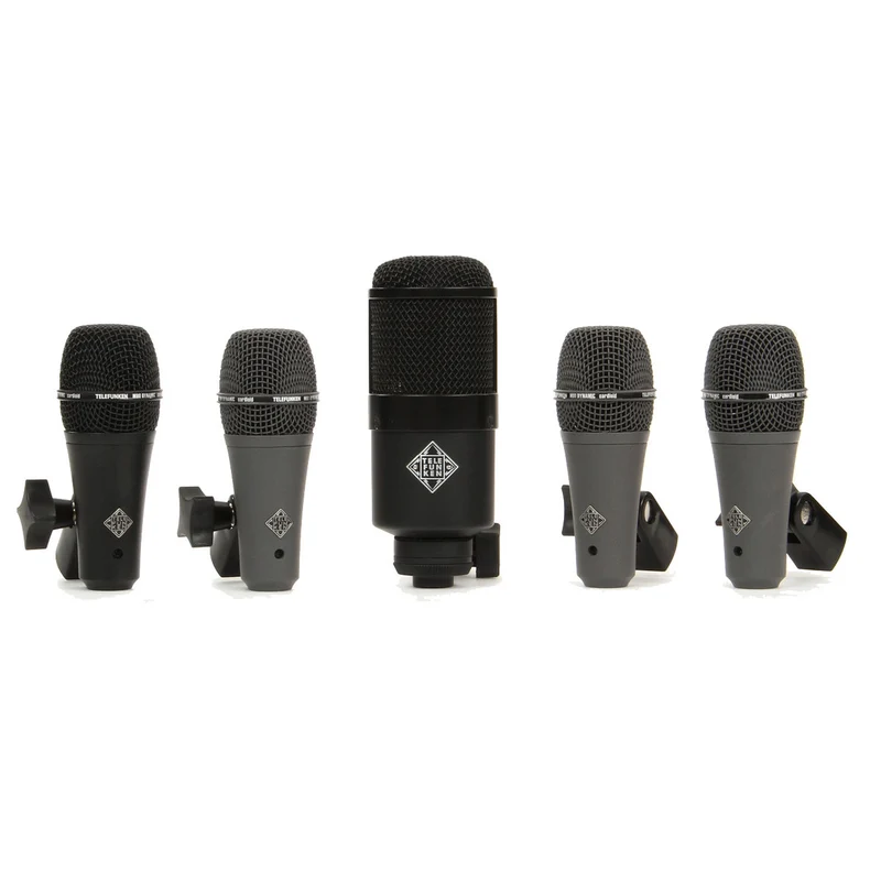 TELEFUNKEN DD5 DYNAMIC DRUM SET 5 MICROFONOS PARA BATERIA