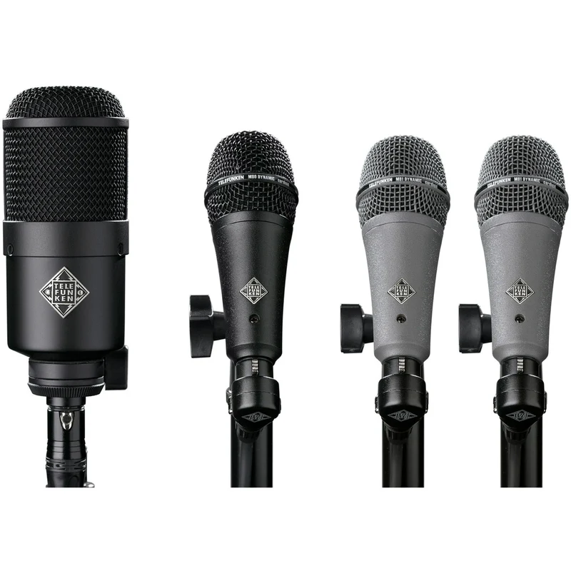 TELEFUNKEN DD4 DYNAMIC DRUM SET 4 MICROFONOS PARA BATERIA