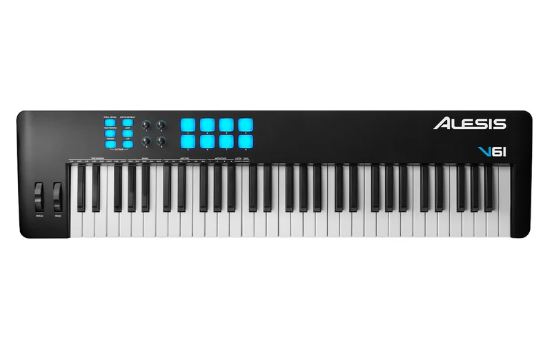 ALESIS V61 MKII TECLADO CONTROLADOR MIDI USB 61 TECLAS.