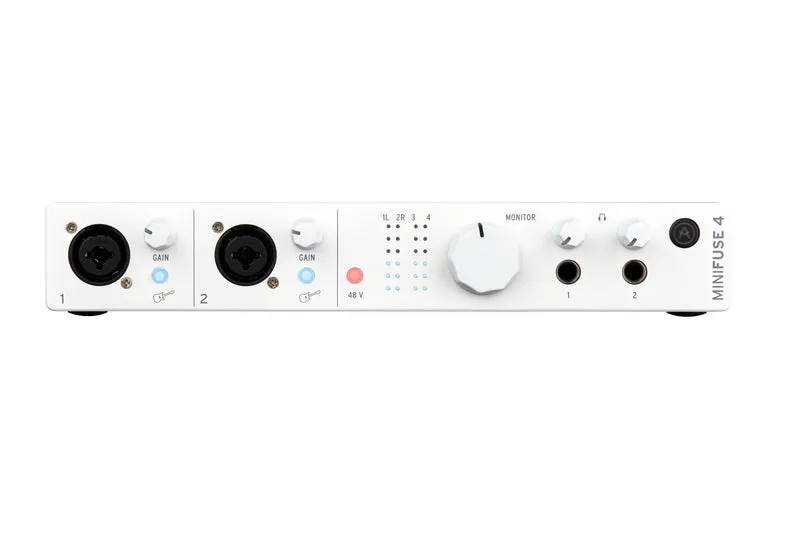 ARTURIA MINIFUSE 4 WHITE INTERFAZ DE AUDIO BLANCA