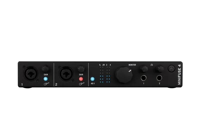 ARTURIA MINIFUSE 4 BLACK INTERFAZ DE AUDIO NEGRA