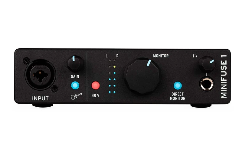 ARTURIA MINIFUSE 1 BLACK INTERFAZ DE AUDIO NEGRA