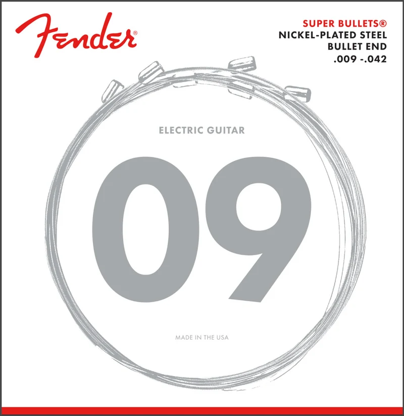 FENDER 0733250403 3250L BULLET JUEGO CUERDAS ELECTRICA 009-042