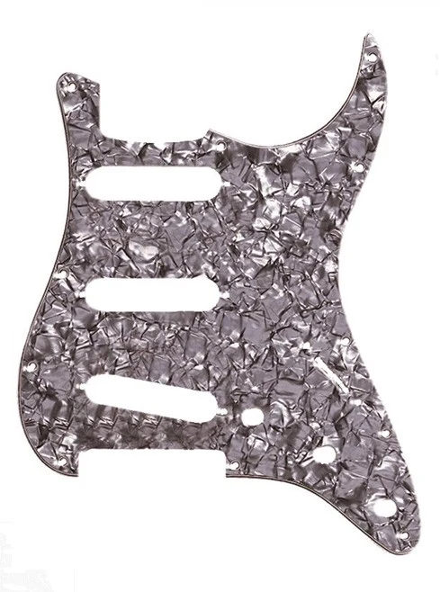 FENDER 0992141000 GOLPEADOR STANDARD STRATOCASTER 3 SINGLE COILS 11 SCREW HOLES BLACK MOTO 4 PLY