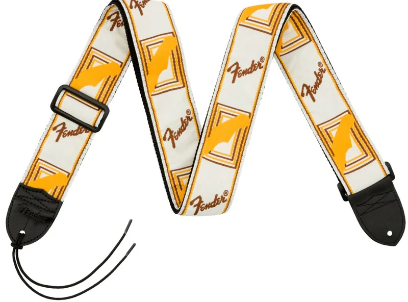 FENDER 0990683000 CORREA 2 MONOGRAM WHITE/BROWN/YELLOW