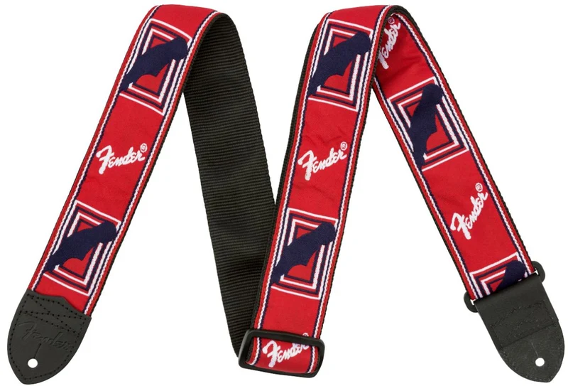 FENDER 0990682000 CORREA 2 MONOGRAM RED/WHITE/BLUE MONO