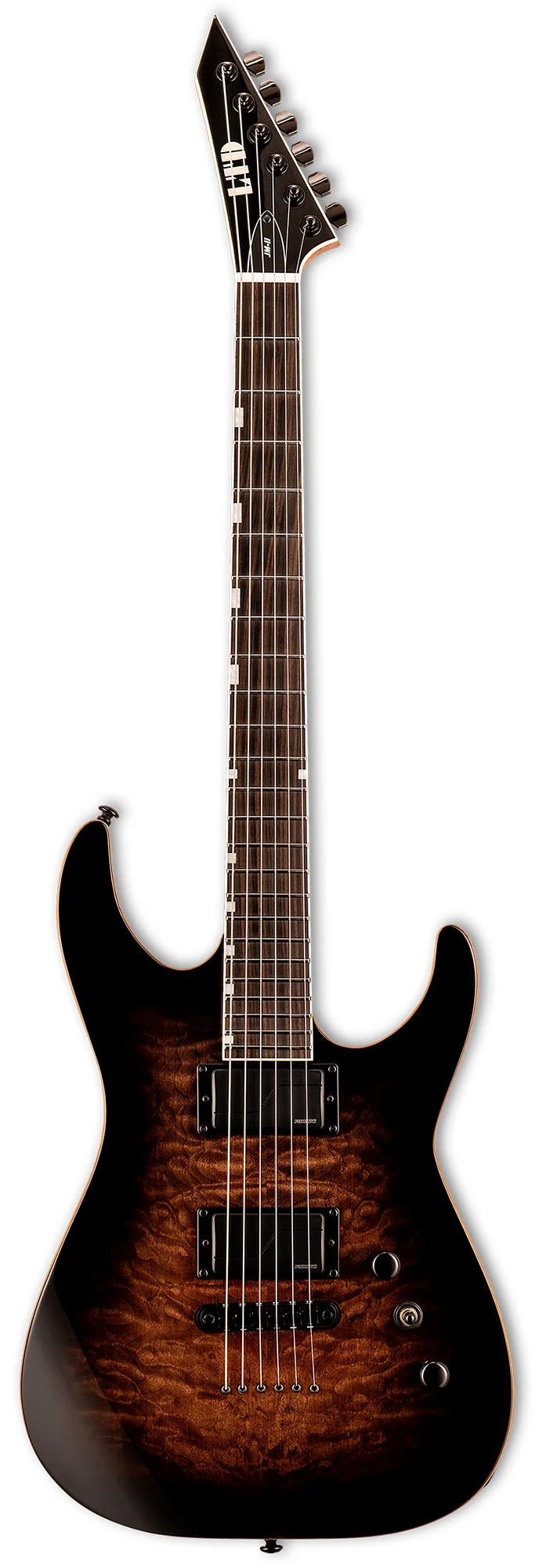 ESP LTD JMII QM BLKSHB JOSH MIDDLETON GUITARRA ELECTRICA BLACK SHADOW BURST