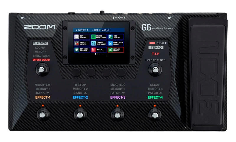 ZOOM G6 PEDALERA MULTIEFECTOS GUITARRA