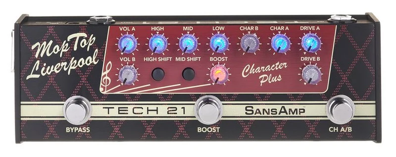 TECH 21 CPS-MTL CHARACTER PLUS MOT TOP LIVERPOOL PREAMPLIFICADOR GUITARRA