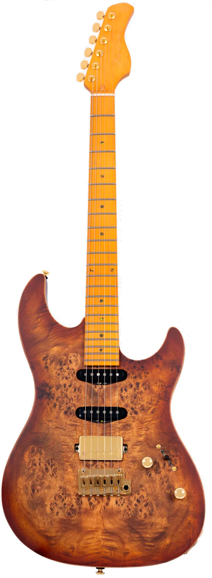 SIRE S10 HSS NB LARRY CARLTON GUITARRA ELECTRICA NATURAL BURST