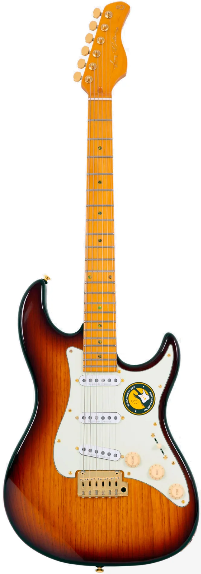 SIRE S10 SSS TS LARRY CARLTON GUITARRA ELECTRICA TOBACCO SUNBURST