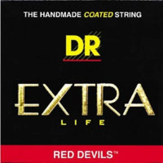 DR RDE9 JUEGO DE CUERDAS ROJO EXTRA LIFE RED DEVILS 09 042.