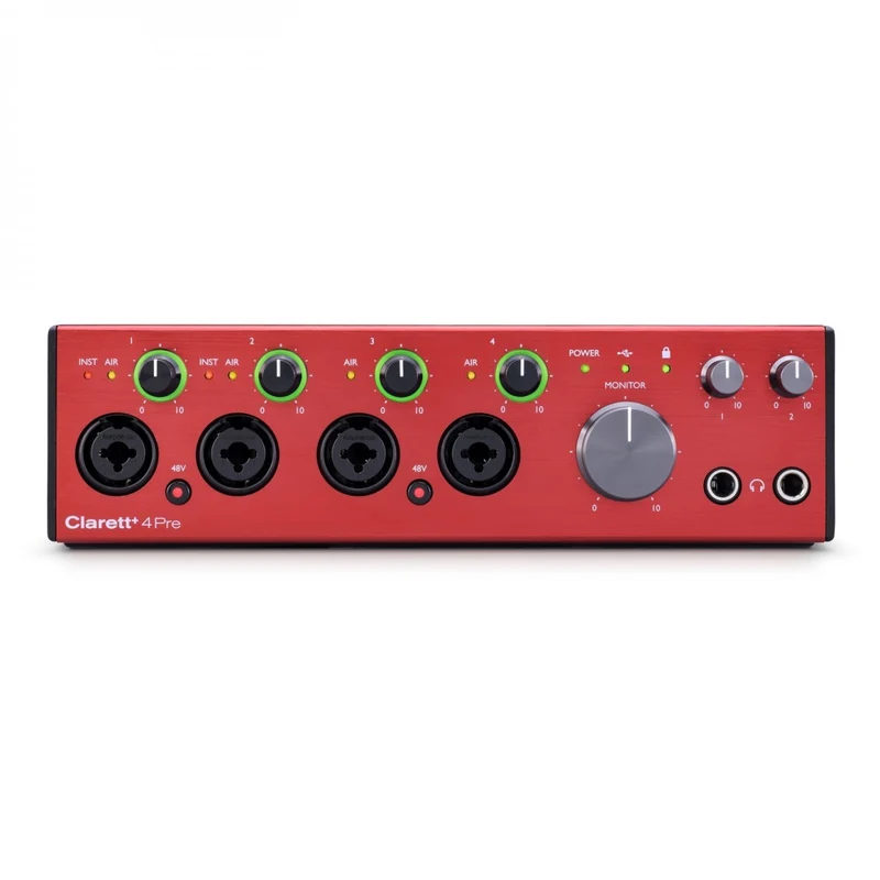 FOCUSRITE CLARETT+4 PRE INTERFAZ DE AUDIO USB