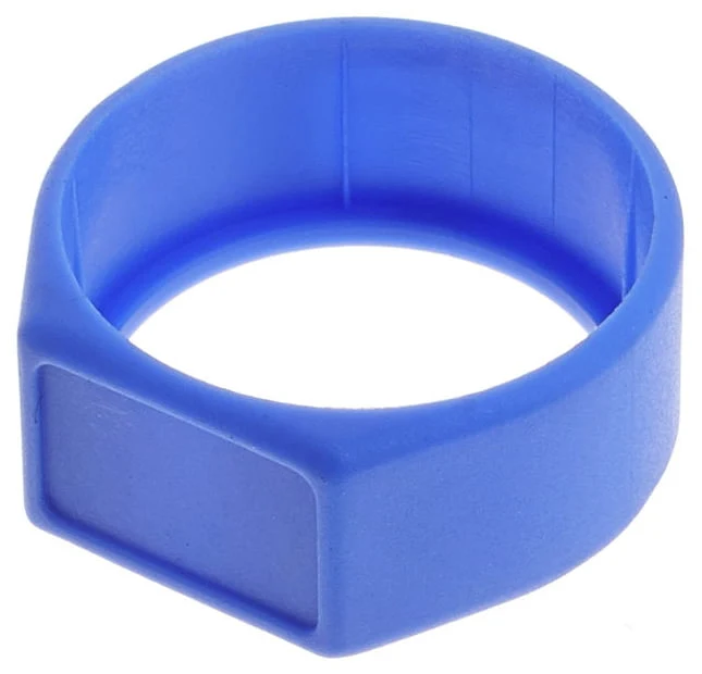ADAM HALL NXCRBLAU ANILLOS DE COLOR NEUTRIK PARA XLR FX Y MX AZUL.