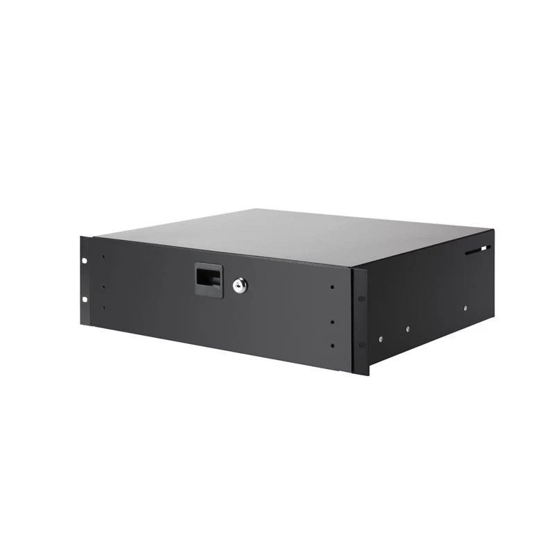 ADAM HALL 87403A CAJON DE RAILES PARA RACK 19 3U CON PESTILLO ALUMINIO