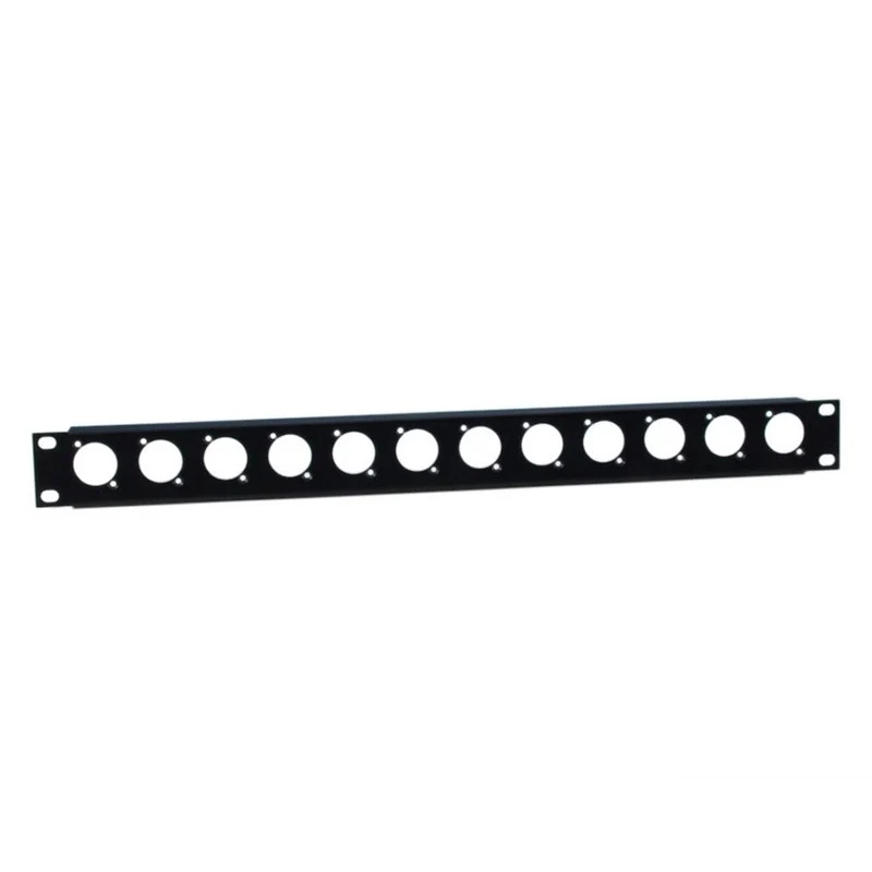 ADAM HALL 872215 CARATULA 872213 CON BARRA DE FIJACION Y 12 BRIDAS DE CABLE 1U ACERO