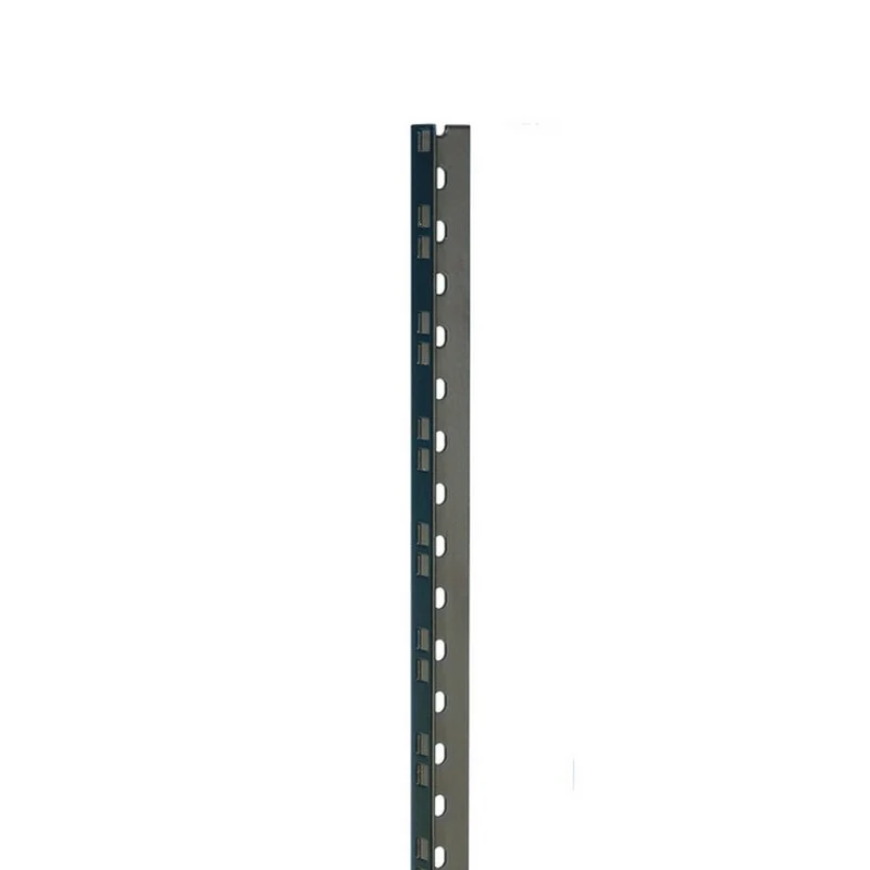 ADAM HALL 61532BLK PERFIL DE RACK EN ACERO PERFORACION ESTANDAR 2.002M NEGRO