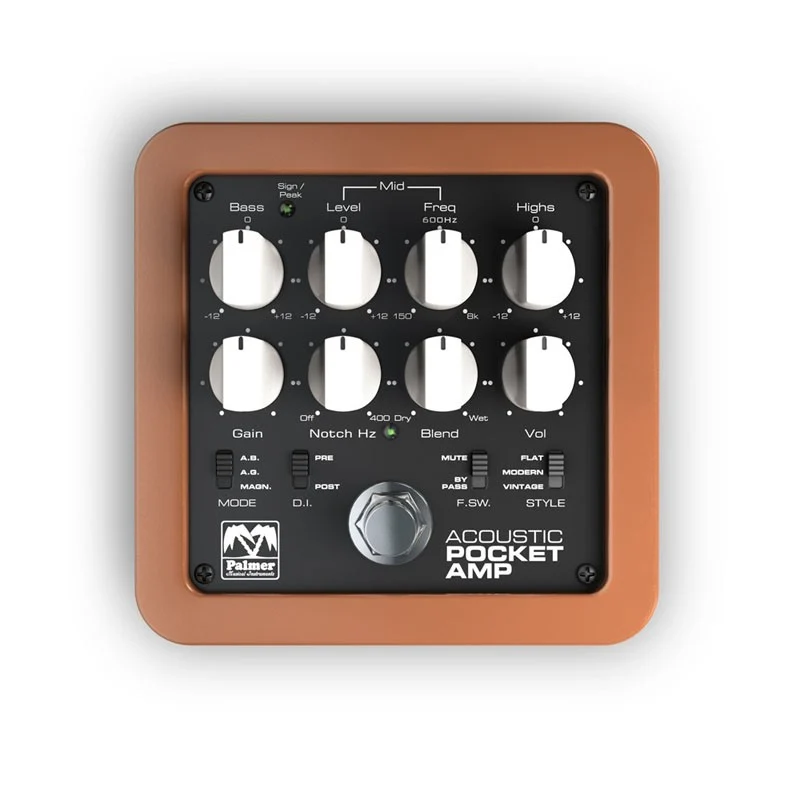 PALMER POCKET AMP ACOUSTIC PREAMPLIFICADOR PARA GUITARRA ACUSTICA