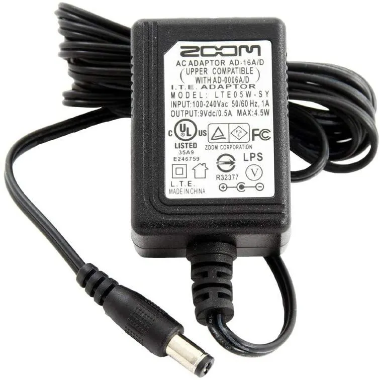 ZOOM AD16 ADAPTADOR DE CORRIENTE