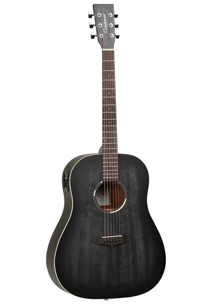 TANGLEWOOD TWBBSDE BLACKBIRD GUITARRA ELECTROACUSTICA DREADNOUGHT SMOKESTACK BLACK SATIN