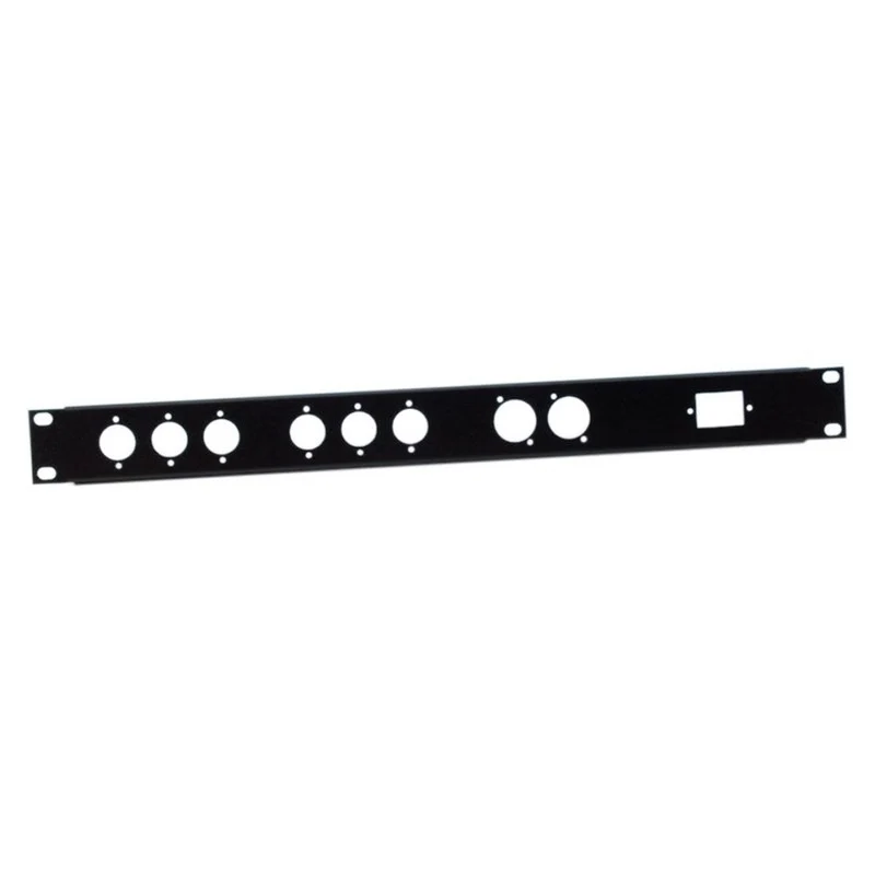 ADAM HALL 872212 CARATULA EN FORMA DE U PARA XLR Y IECC 1U ACERO