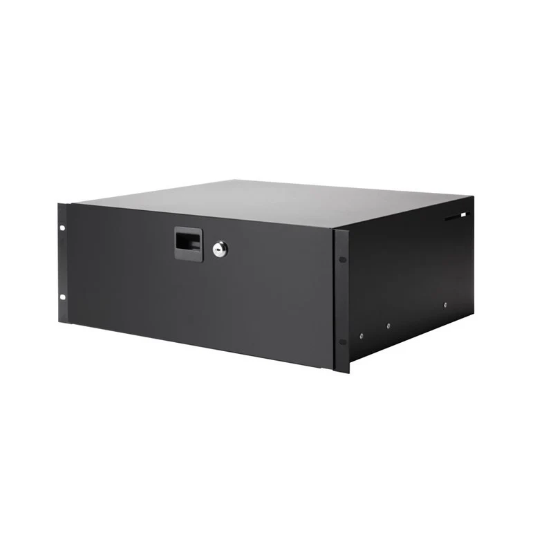 ADAM HALL 87404 CAJON DE RAILES PARA RACK 19 4U CON PESTILLO ACERO