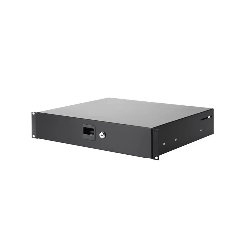 ADAM HALL 87402 CAJON DE RAILES PARA RACK 19 2U CON PESTILLO ACERO