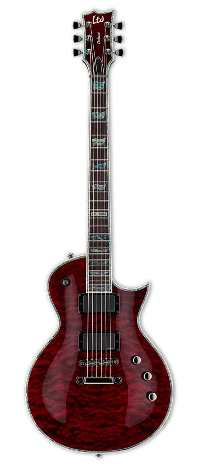 ESP LTD EC1000QM STBC DELUXE EMG GUITARRA ELECTRICA.