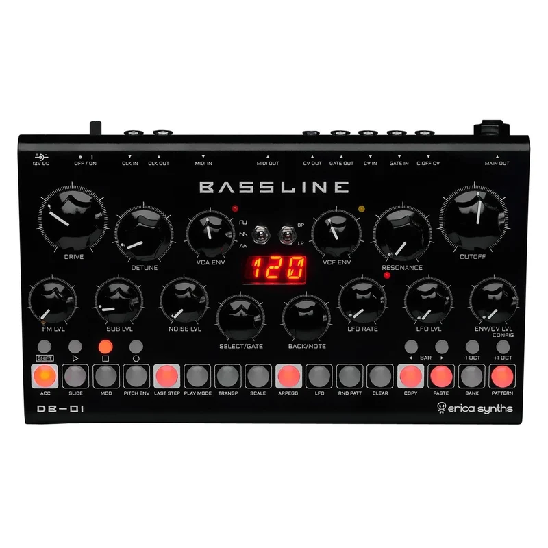 ERICA SYNTHS DB01 BASSLINE MODULE DB01 SINTETIZADOR