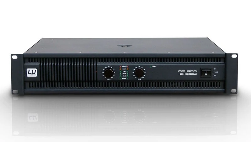 LD SYSTEMS DP 600 AMPLIFICADOR DE PA 2X300W