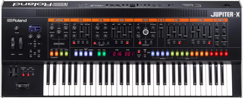 ROLAND JUPITER X TECLADO SINTETIZADOR DE 61 TECLAS
