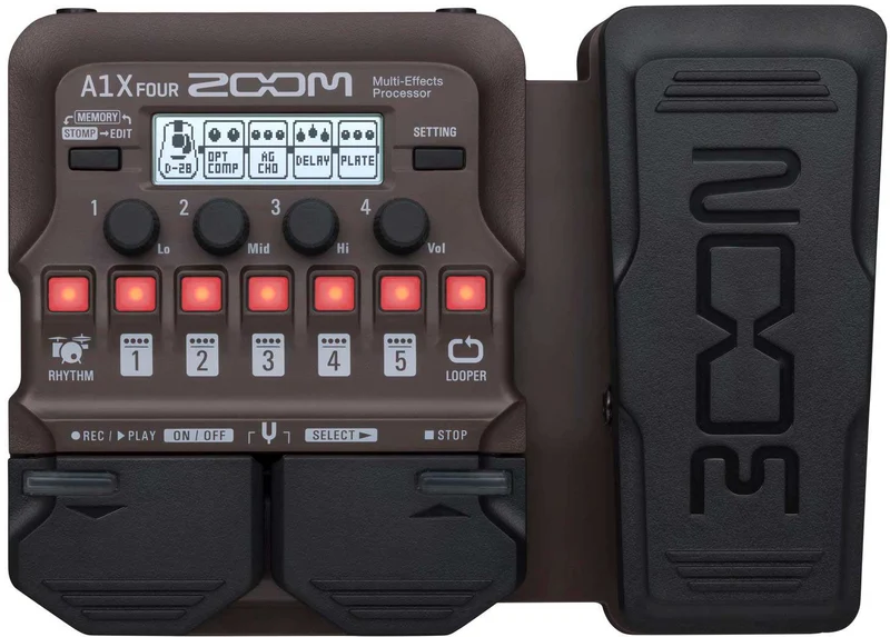 ZOOM A1X FOUR PEDALERA MULTIEFECTOS PARA GUITARRA ACUSTICA