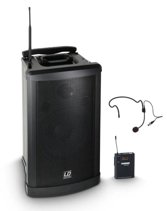 LD SYSTEMS ROADMAN 102 HS EQUIPO PA PORTATIL CON MICROFONO INALAMBRICO DIADEMA. DEMO.