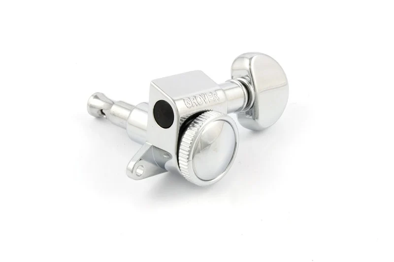 GROVER TK7926010 LOCKING TUNERS 505G6 6-IN-LINE CHROME WITH HARDWARE 18:1 LOCK KNOB ON BACK