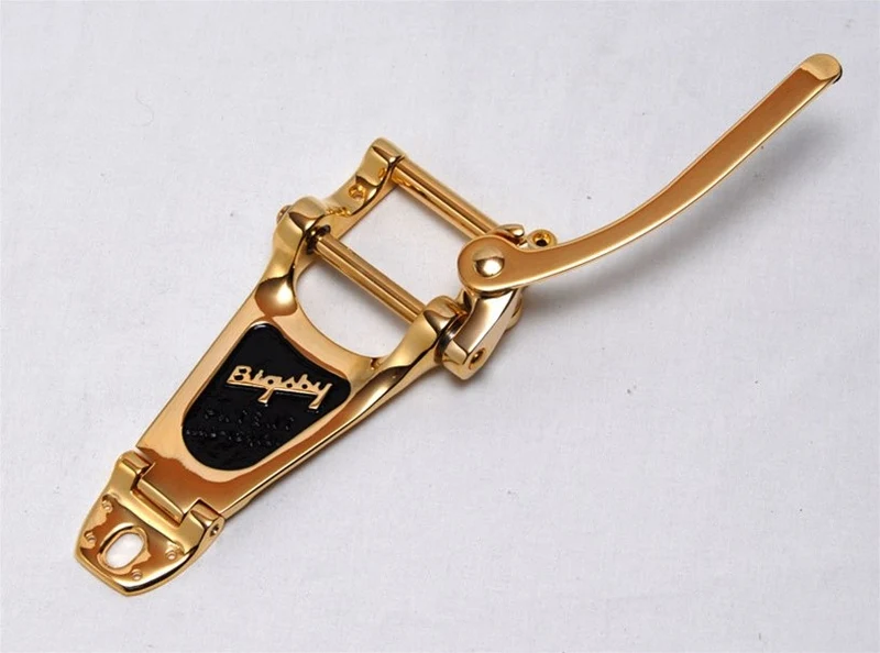 BIGSBY TP3670002 B7 VIBRATO WITH TENSION BAR GOLD NO BRIDGE SOLID BODY & THIN ARCH TOP GUITARS