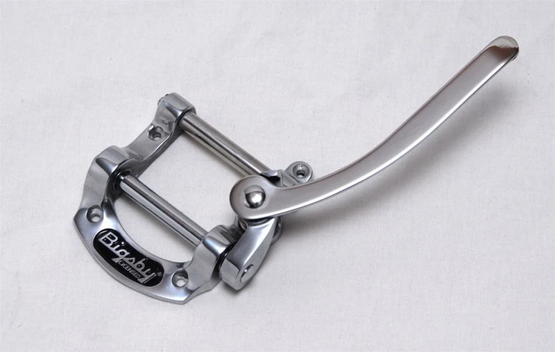 BIGSBY TP3643001 LICENSED B50 VIBRATO TAILPIECE NICKEL NO BRIDGE FOR FLAT SOLID BODY GUITARS