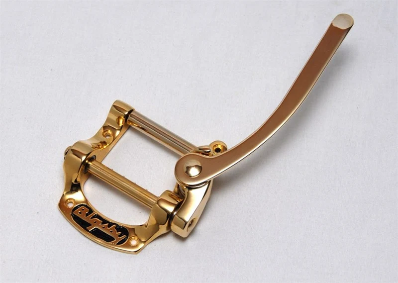 BIGSBY TP3640002 B5 VIBRATO GOLD HORSESHOE STYLE NO BRIDGE FOR FLAT SOLID BODY GUITARS