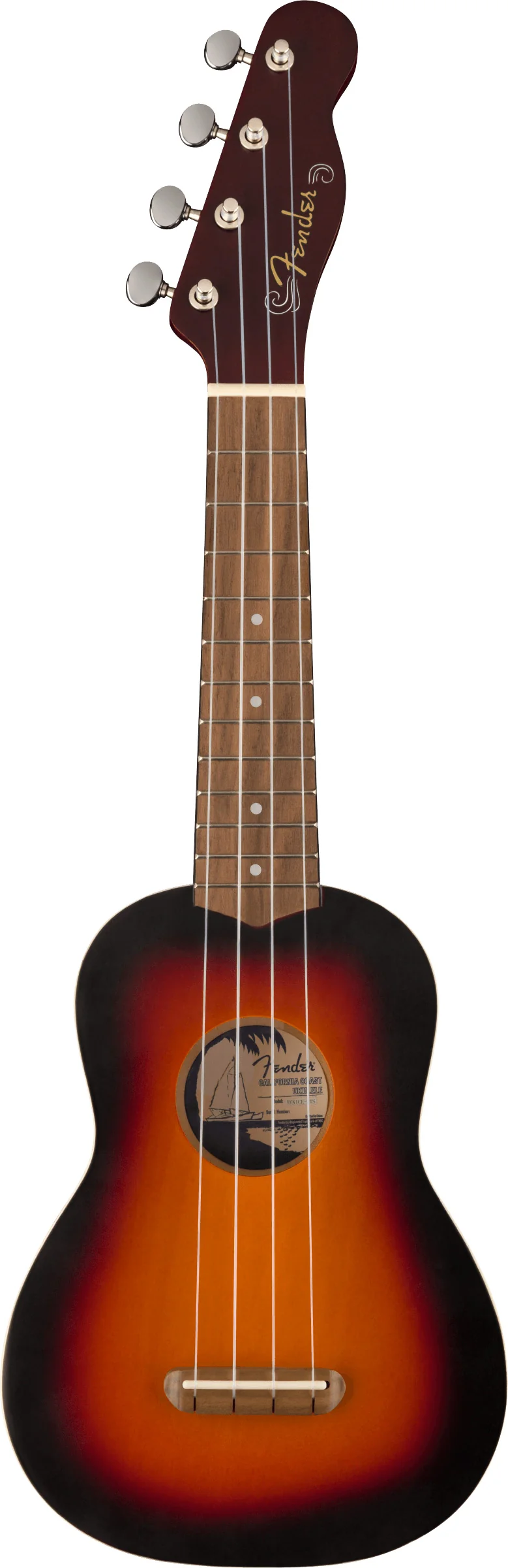 FENDER VENICE UKELELE SOPRANO 2 COLORES SUNBURST