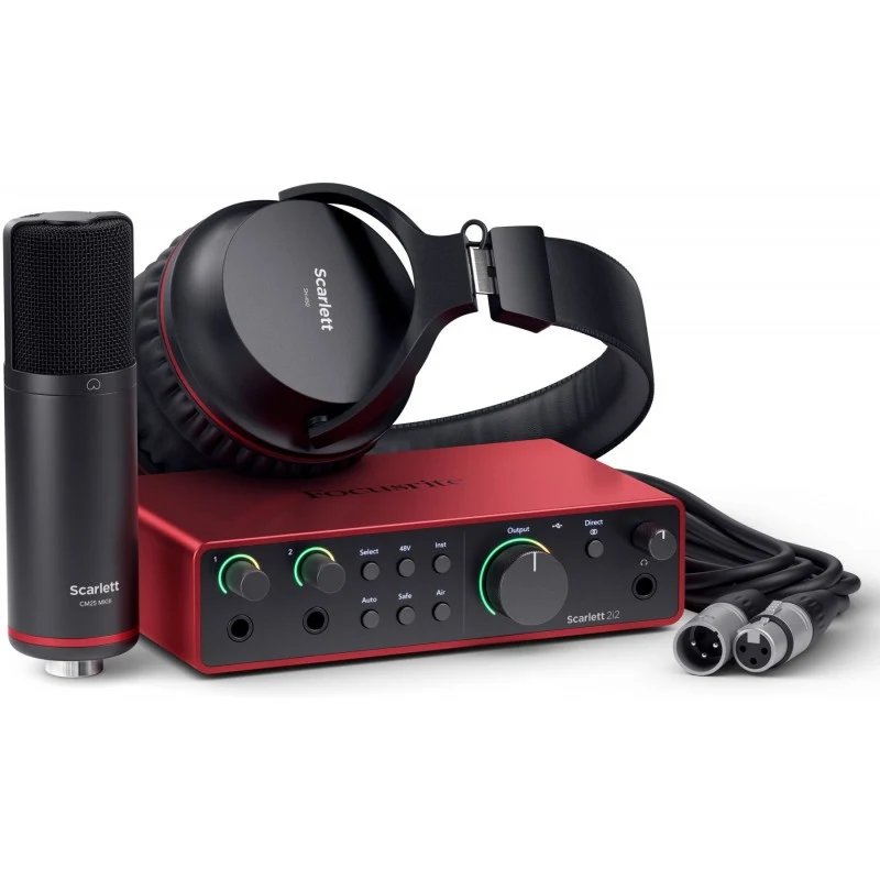 FOCUSRITE SCARLETT 2I2 STUDIO 4TH GENERATION INTERFAZ DE AUDIO USB