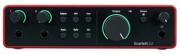 FOCUSRITE SCARLETT 2I2 4TH GENERATION INTERFAZ DE AUDIO USB