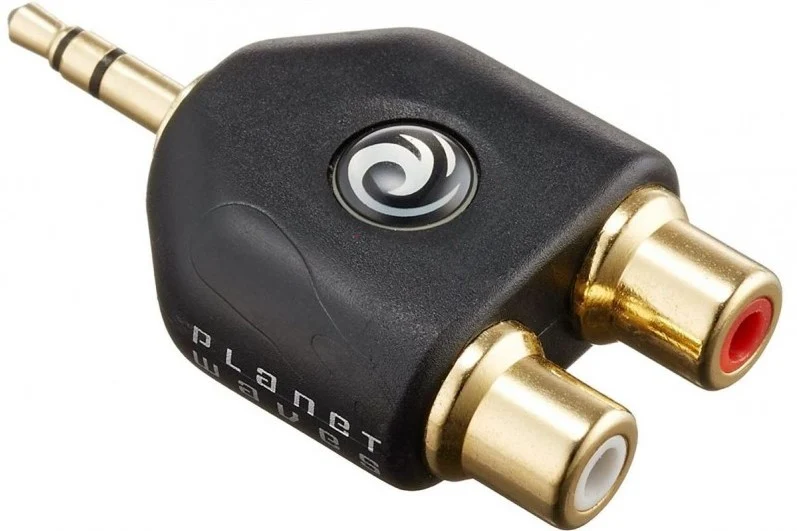 PLANET WAVES P047C ADAPTADOR MINI JACK STEREO 2 RCA HEMBRA