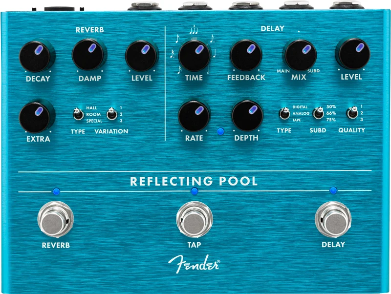 FENDER REFLECTING POOL PEDAL DELAY REVERB