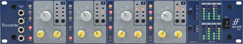 FOCUSRITE ISA 428 MKII PREVIO DE MICROFONO