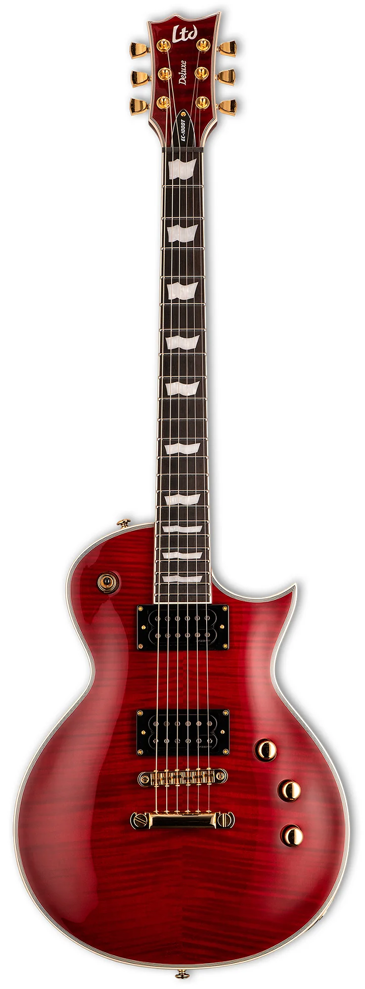 ESP LTD EC1000T CTM STBC GUITARRA ELECTRICA SEE THRU BLACK CHERRY
