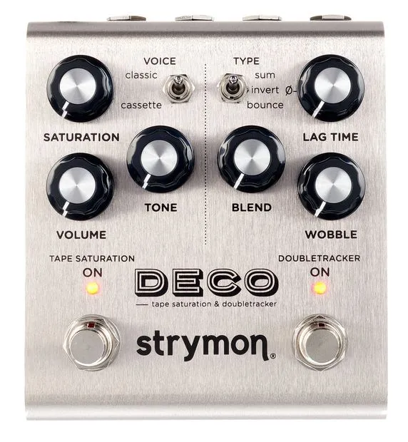 STRYMON DECO V2 FSR TAPE SATURATION DOUBLETRACKER PEDAL GUITARRA