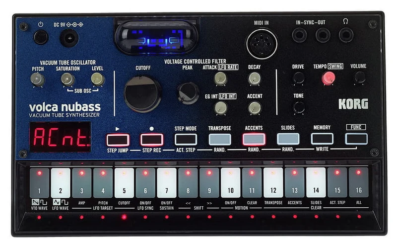 KORG VOLCA NUBASS SINTETIZADOR BAJOS