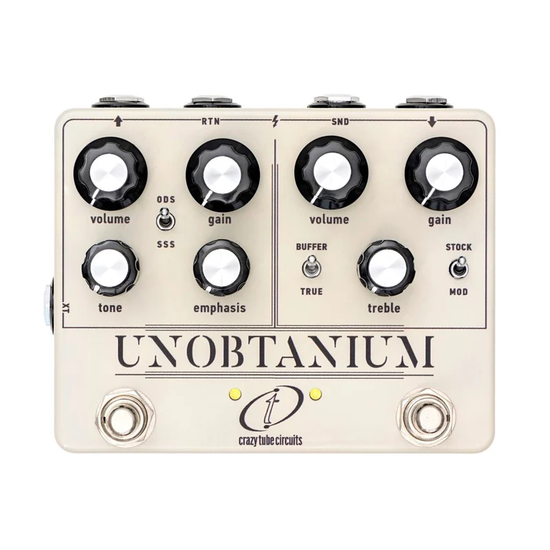 CRAZY TUBE CIRCUITS UNOBTANIUM PEDAL OVERDRIVE