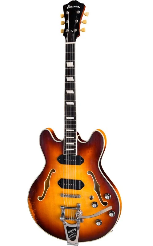 EASTMAN T64V GB ANTIQUE THINLINE GUITARRA ELECTRICA GOLD BURST