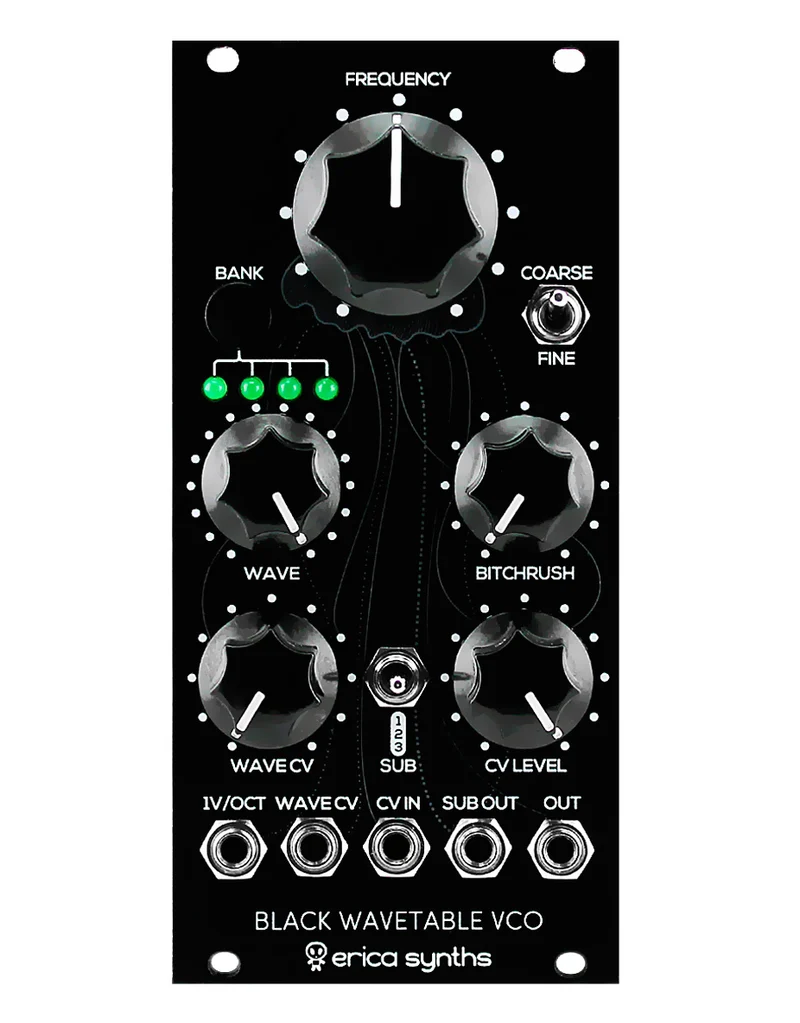 ERICA SYNTHS BLACK WAVETABLE VCO MODULO