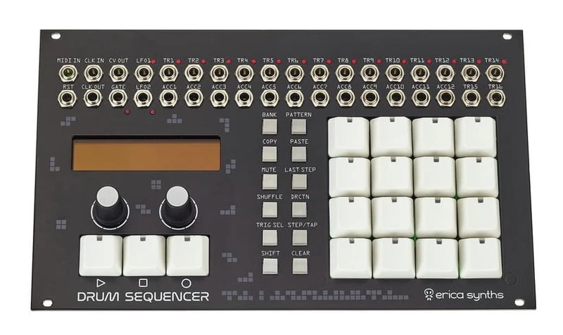 ERICA SYNTHS DRUM SEQUENCER SINTETIZADOR MODULAR